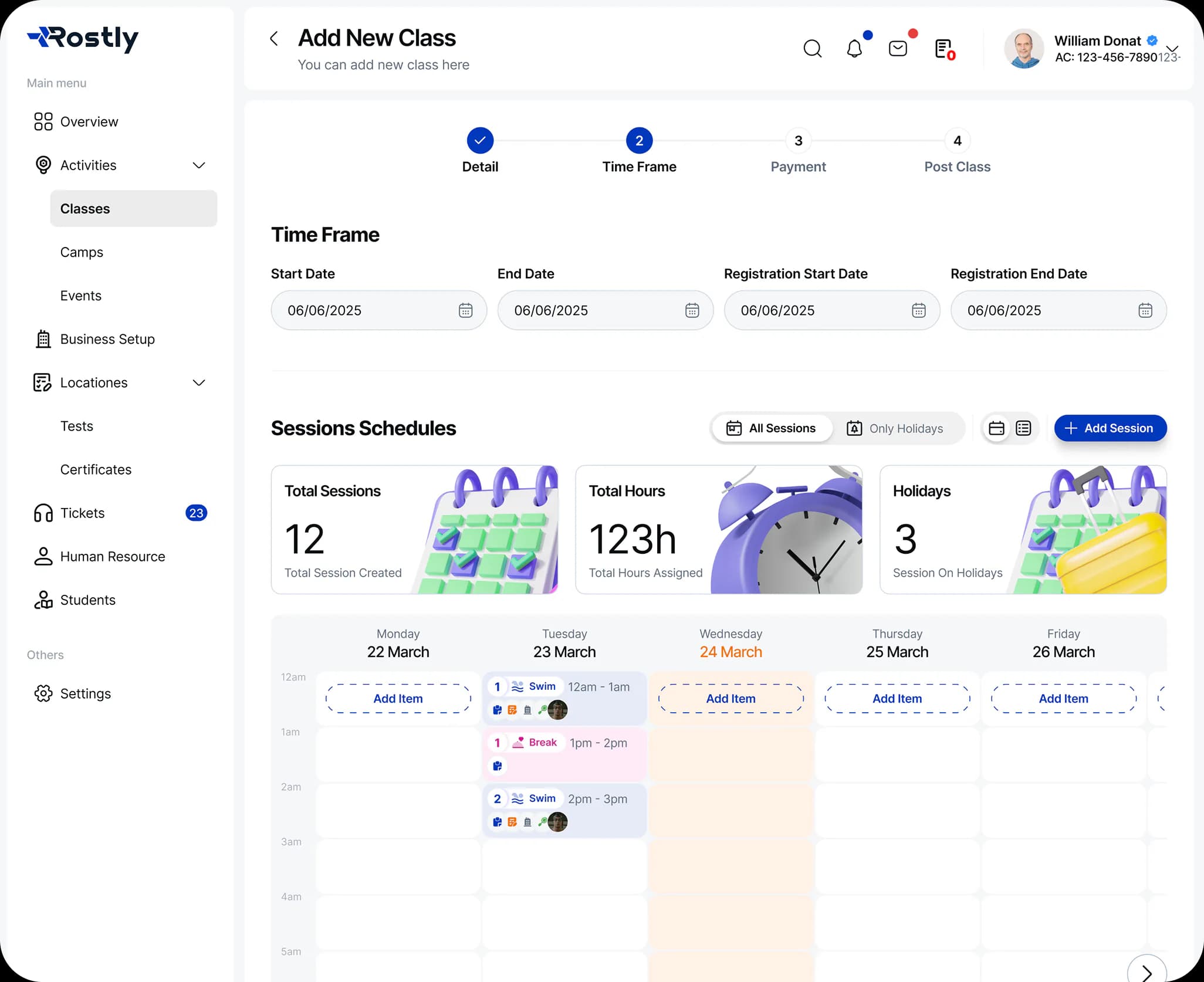 Dashboard feature