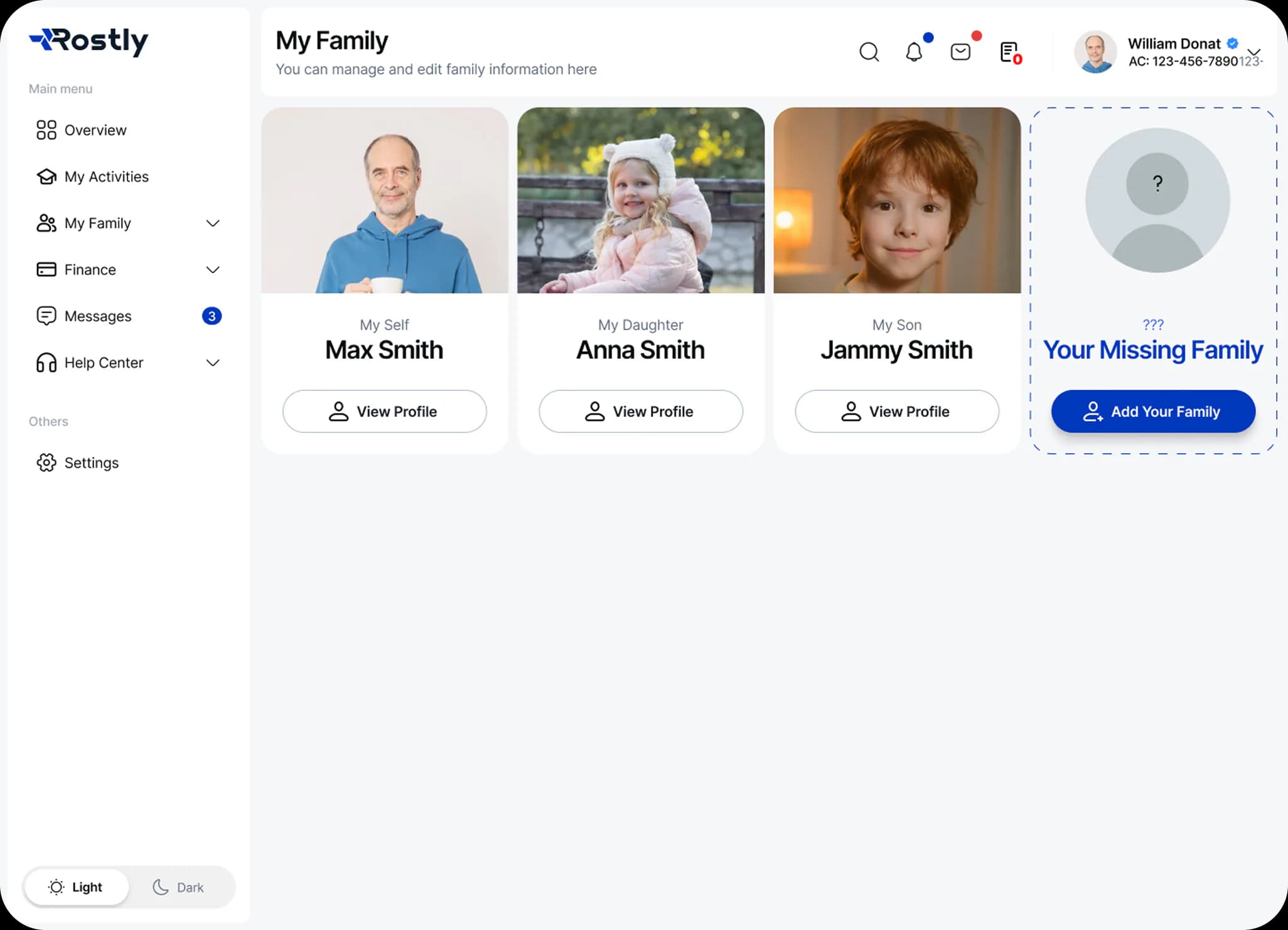Dashboard feature
