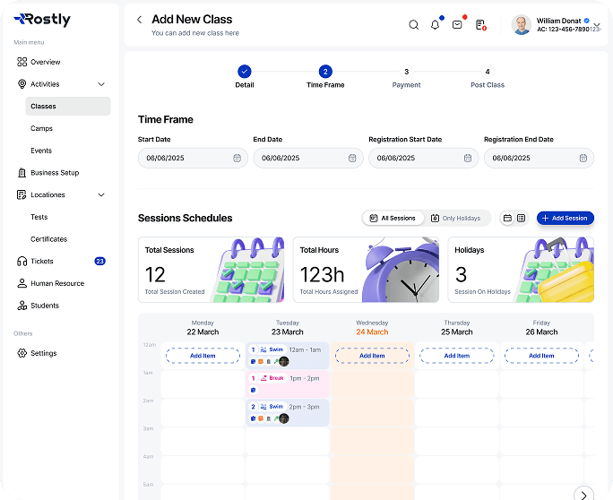 Operations dashboard