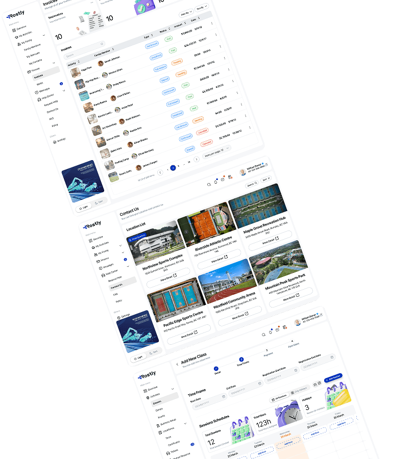 Rostly payment and program demonstration dashboard track 1